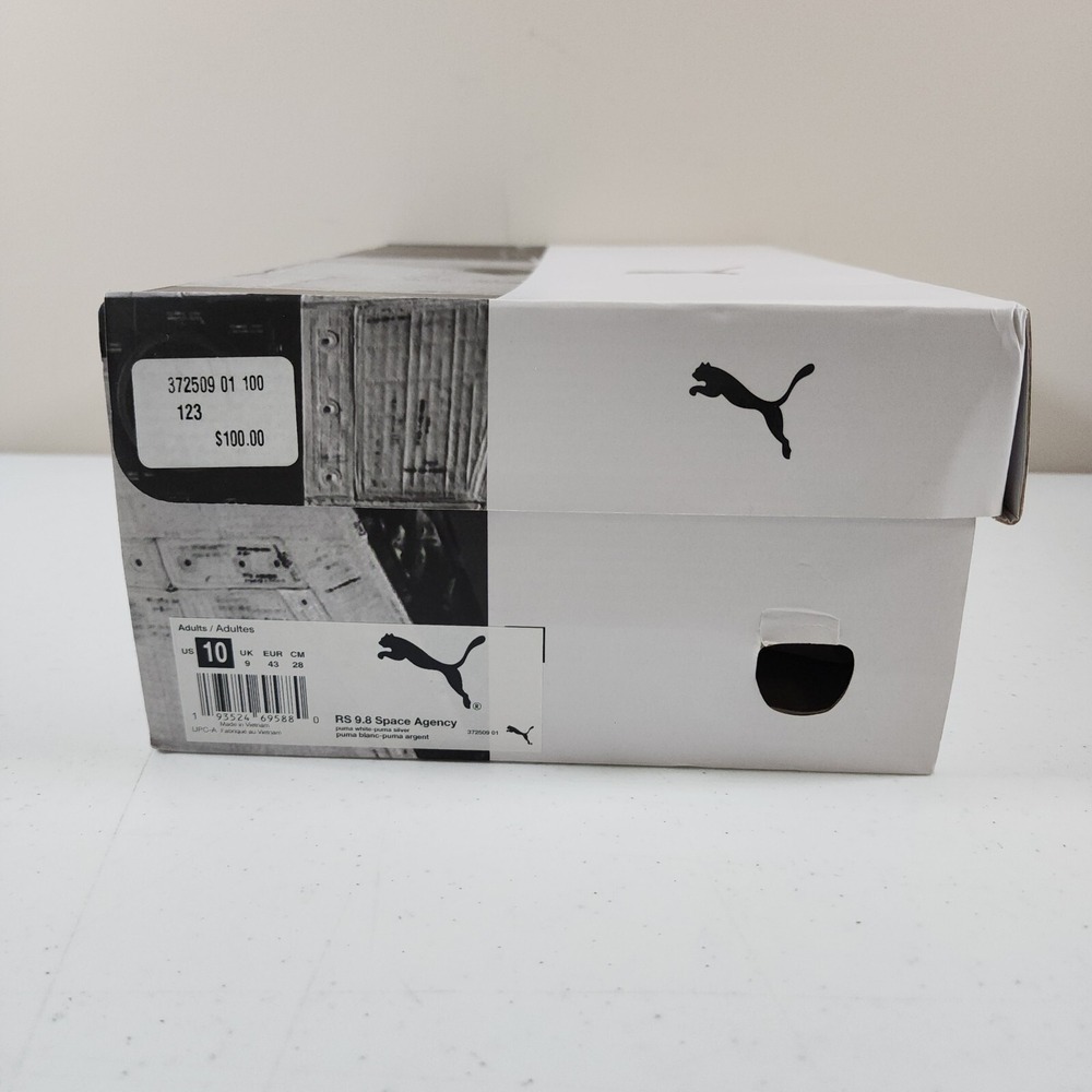 Puma RS-X Space Agency Nasa Sneakers Men's Size 10 2019 Silver Grey 372509-01 - Picture 14 of 16